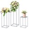 3pcs s + m + l Wedding Centerpieces for Tables with Mesh Plates for Party, Weddings
